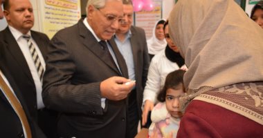 محافظ الدقهلية يشهد انطلاق الحملة القومية للتطعيم ضد شلل الأطفال