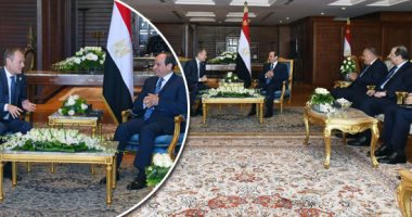 نشاط مكثف للسيسي بشرم الشيخ قبيل انطلاق القمة العربية الأوروبية.. الرئيس يؤكد قدرة المؤسسات الوطنية العراقية على تجاوز جميع العقبات.. ورئيس المجلس الأوروبى: مصر نموذج ناجح بالمنطقة تحت قيادة حاسمة وحكيمة