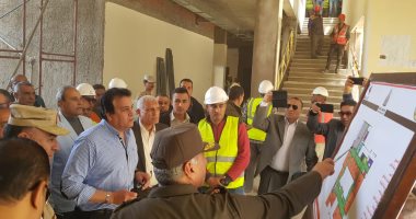 وزير التعليم العالى يتفقد إنشاءات جامعة الملك سلمان بشرم الشيخ
