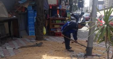الجيزة تبدأ تجميل ميدان سفنكس ورفع إشغالات المقاهى بالعشرين والمساكن ببولاق