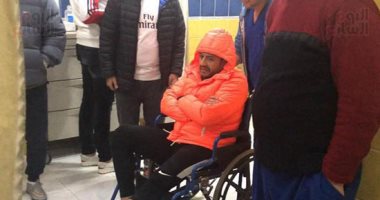 صور.. إصابة محمد حماقى بكسر فى قدمه ويخضع لجراحة الأربعاء المقبل