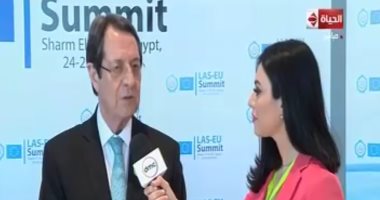فيديو.. الرئيس القبرصى: علاقاتنا بمصر تنمو بفضل حكمة صديقى العزيز السيسى