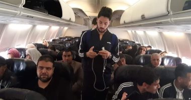 شاهد كواليس طائرة الإسماعيلى المتجهة إلى الجزائر لمواجهة قسنطينة.. صور