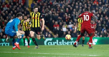 ليفربول ضد واتفورد.. مانى يسجل ثنائية والحظ يعاند صلاح فى الشوط الأول
