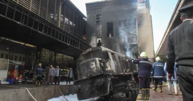 فيديو.. أول لقطات لكاميرات مراقبة محطة مصر توضح دخول القطار بسرعة جنونية