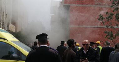 صور.. السيطرة على حريق بمخزن مواد غذائية فى الغردقة دون إصابات