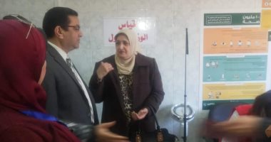 محافظ الجيزة يتفقد الوحدات الصحية أول أيام حملة 100 مليون صحة 