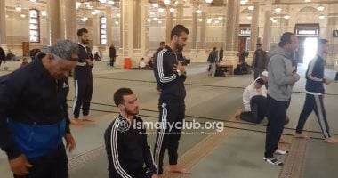 صور.. بعثة الإسماعيلى بالجزائر تؤدى صلاة الجمعة بمسجد الأمير عبد القادر