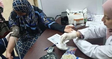 صور.. أورام طنطا يستقبل المواطنين لإجراء تحاليل 100 مليون صحة