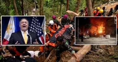 صور.. العالم هذا الصباح.. مقتل 15 شخصا وإصابة 30 آخرين فى انفجار سيارة مفخخة بمقديشيو.. انهيار منجم ذهب فى إندونيسيا واستمرار استخراج جثث الضحايا.. بومبيو: كوريا الشمالية لم تكن واضحة بشأن إغلاق منشأة يونجبيون
