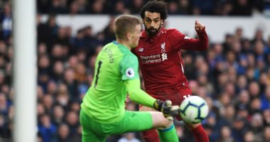 حارس إيفرتون يتحدث عن الوفاء بوعده أمام محمد صلاح فى ديربى الميرسيسايد
