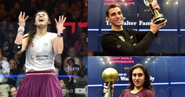 10 صور تجسد تفوق الاسكواش المصري في 2019  