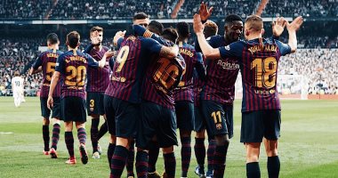 برشلونة ضد أولمبيك ليون.. ديمبلي يسجل الخامس في الدقيقة 86