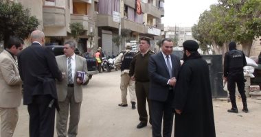 صور.. مدير أمن المنوفية يتفقد الخدمات الأمنية بمركز بركة السبع