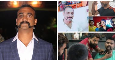 بعد سقوط طائرته.. "شنب" الطيار الهندى يتحول لموضة