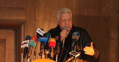 مرتضى منصور فى الجبلاية لحل أزمة مباراة الزمالك والمقاولون