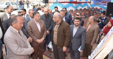 محافظ بنى سويف يتابع مشروع توسعات محطة معالجة صرف صحى أبو صير