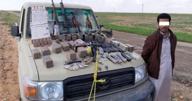 إحباط تهريب 650 طربة حشيش و3 آلاف قرص ترامادول فى مطروح