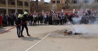 الاحتفال باليوم العالمى للحماية المدنية فى المنوفية وبنى سويف (صور)