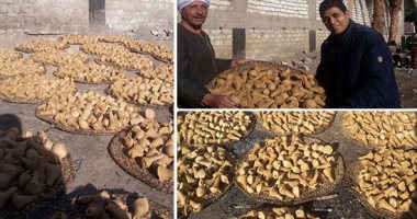 فيديو وصور.. آيس كريم الغلابة.. "اليوم السابع" داخل أقدم مصنع لـ"الجلاب" الصعيدى فى قنا أنشئ منذ 100 عام.. حلوى شعبية من العسل الأسود.. خالد حسنى: ورثت المهنة عن أجدادى.. وسر الصنعة فى تشكيله على هيئة قرطاس