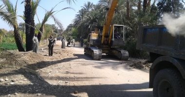 صور..  حملات نظافة وتجميل بالشوارع والترع بـ" الطود والزينية" بالأقصر