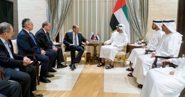 محمد بن زايد يتلقى اتصالا من ترامب ويستقبل وزير خارجية روسيا