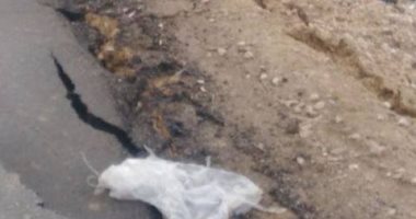 صور.. انهيار طريق الرشاح مركز طوخ بمحافظة القيوبية