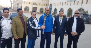 صور.. انطلاق شعلة الأولمبياد من الجامع الأزهر ووصولها مقر الاتحاد الأفريقى 