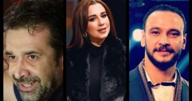أسما شريف منير وأحمد خالد صالح مع كريم عبد العزيز فى "الفيل الأزرق2"