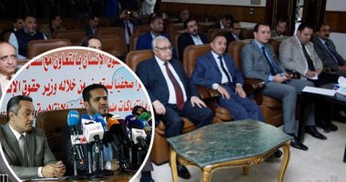  "حقوق الإنسان اليمنية" تطلق نداء إنسانيا للمجتمع الدولى من القاهرة..عسكر: الحوثيون يحاصرون قبائل حجور 50 يوما..الميلشيا تقوم بإبادة جماعية وهجرت 4268 أسرة..مسئول يمنى: لن ننسى مواقف مصر وندين الصمت الدولى
