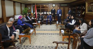 صور .. محافظ كفر الشيخ يستقبل سفراء الإتحاد الأوروبى وسويسرا وألمانيا وممثلى GIZ