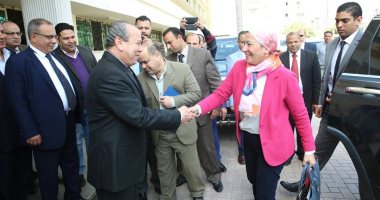صور .. محافظ كفر الشيخ يستقبل وزيرة البيئة وسفراء الاتحاد الأوروبى وممثلى GIZ