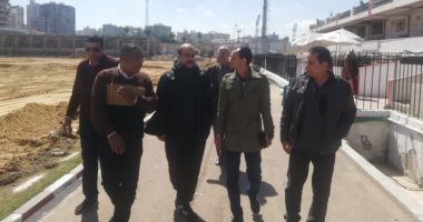 صور.. عامر حسين يتابع عملية تجديد ملعب "الأولمبى" قبل أمم أفريقيا