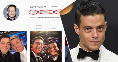 مالوش فى السوشيال ميديا.. أرقام فى حسابات رامى مالك الرسمية تكشف شخصيته.. 286 تغريدة فقط على تويتر.. 2.9 مليون متابع على إنستجرام و3 صور بس ومش بيتابع حد.. وصفحة فيس بوك زيرو تحديث من 2016