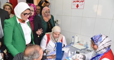 وزيرة الصحة: المواطنون استجابوا لدعوة "الرئيس" لفيروس سى فكان الإقبال منقطع النظير