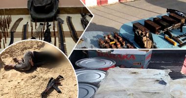 صور.. القوات المسلحة تعلن القضاء على 46 تكفيريا وتدمير 15وكرا للعناصر الإرهابية وسط وشمال سيناء.. تفجير 204 عبوة ناسفة تم زراعتها لاستهداف القوات.. اكتشاف وتدمير 244 فدانا لنبات الخشخاش و2 طن من البانجو المخدر 