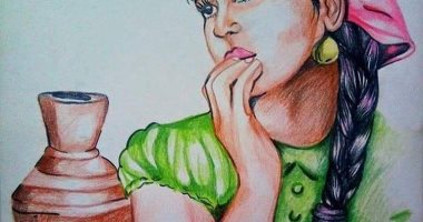 عبد الرحمن يشارك "اليوم السابع" بصور رسوماته