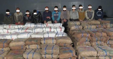 ننشر صور المتهمين بمحاولة تهريب 6.5 طن حشيش