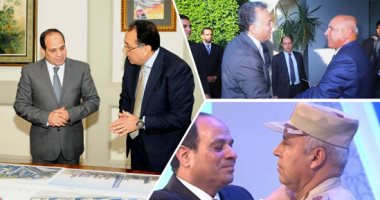 دولة الوفاء.. إيد بتسلم إيد.. شعار مصر فى عهد السيسى.. سياسة الاحترام رسمها الرئيس بمؤتمر الشباب.. محلب وشريف إسماعيل ومدبولى "صورة واحدة"..وأشرف صبحى وهالة زايد شكروا سابقيهم..وكامل الوزير وعرفات "حاجة تفرح"