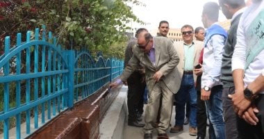 محافظ الفيوم يتفقد أعمال تطوير وتجميل ميدان التدريب وشارع عباس العقاد