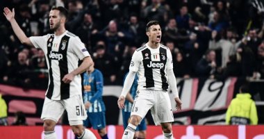 يوفنتوس ضد أتلتيكو مدريد.. رونالدو يمنح الأمل لليوفي فى الشوط الأول.. فيديو