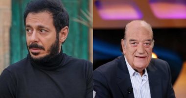 بعد ظهوره كضيف شرف.. حسن حسنى  يودع "أبو جبل" مع مصطفى شعبان