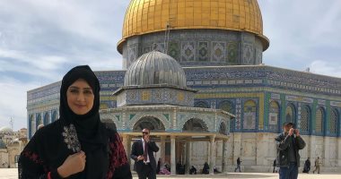 صور وفيديو.. الفنانة البحرينية هيفاء حسين: تكريم أبو مازن لى دعم كبير للفن