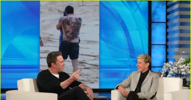 بن أفليك يعترف باعتزازه بـ"وشم" ظهره خلال برنامج" The Ellen DeGeneres Show"