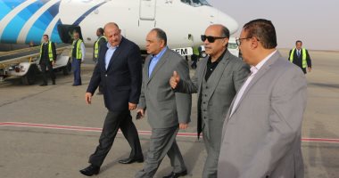 صور.. مطار أسوان يتزين لاستقبال وفود ملتقى الشباب العربى الإفريقى 2019