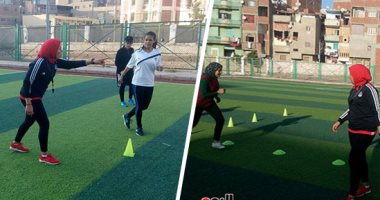 صور.. "الجنس الناعم" فى ملاعب الغربية.. هبة أول مدربة كرة نسائية شكلت فريقًا للدورى الممتاز فى طنطا.. وتؤكد: التحقت بالقائمة الدولية للتحكيم فى 2014.. وأسعى لنشر ثقافة الرياضة للسيدات