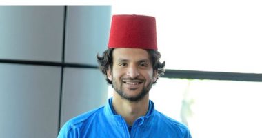 قصة صور..محمود علاء  فى مهمة جديدة على شط الإسكندرية 