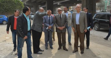 صور.. محافظ الجيزة يوجه بالالتزام باللون المحدد لطلاء العقارات فى العمرانية