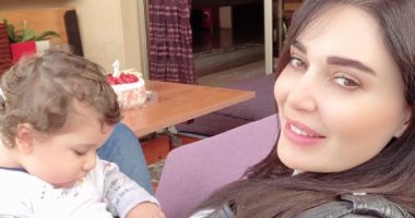 صورة.. سيرين عبد النور تحتفل بالعام الأول لطفلها كريستيانو