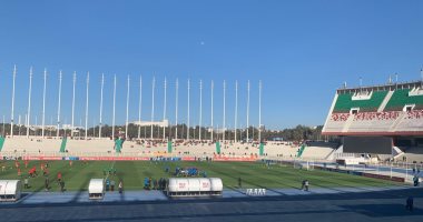 صور.. جمهور حسين داى يتوافد على ملعب مباراة الزمالك